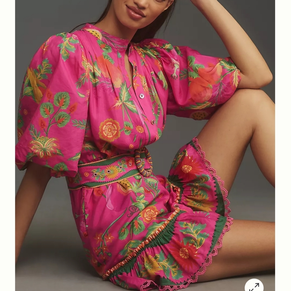 Farm Rio Garden Minidress - Picture 4 of 5